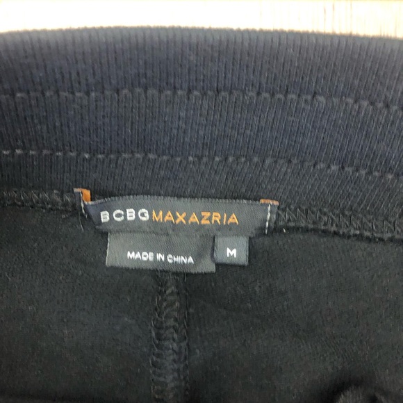 BCBG MAXAZRIA WOMEN SWEATPANTS WITH SPARKLY RHINESTONES AND LACED SIDES - Picture 8 of 8